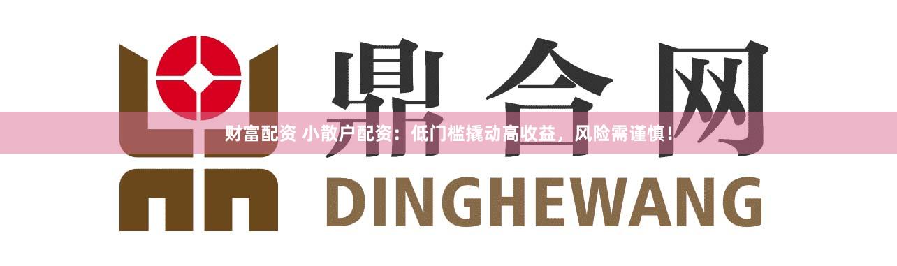 财富配资 小散户配资：低门槛撬动高收益，风险需谨慎！